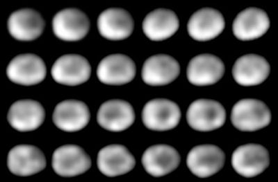 Hubble Follows the Rotation of the Asteroid Vesta