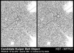 Two Images of Faint Kuiper Belt Object at the Edge of the Solar System