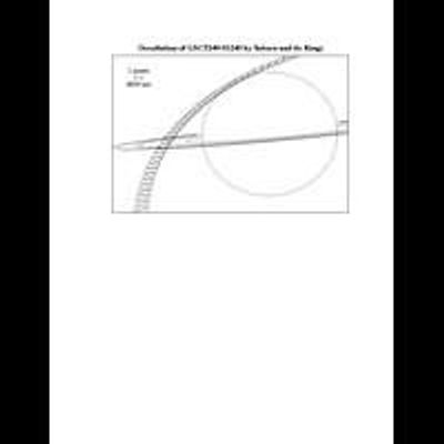 Occultation of GSC5249-01240 by Saturn and its Rings