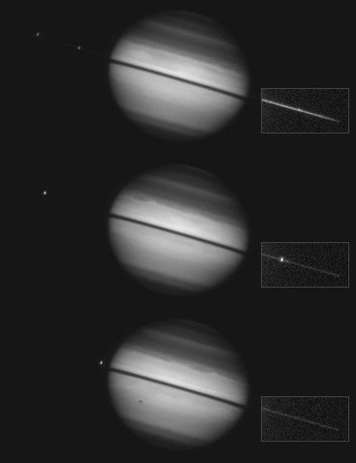 Sequence Shows Saturn’s Rings Edge-On