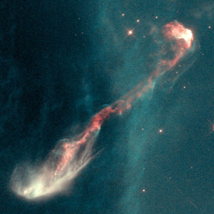 Three-Trillion-Mile-Long Jet From a Wobbly Star (HH-47)