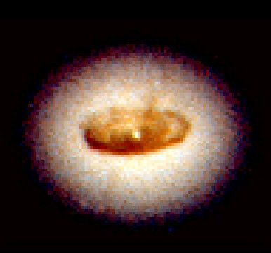 Ring Around a Suspected Black Hole in Galaxy NGC 4261