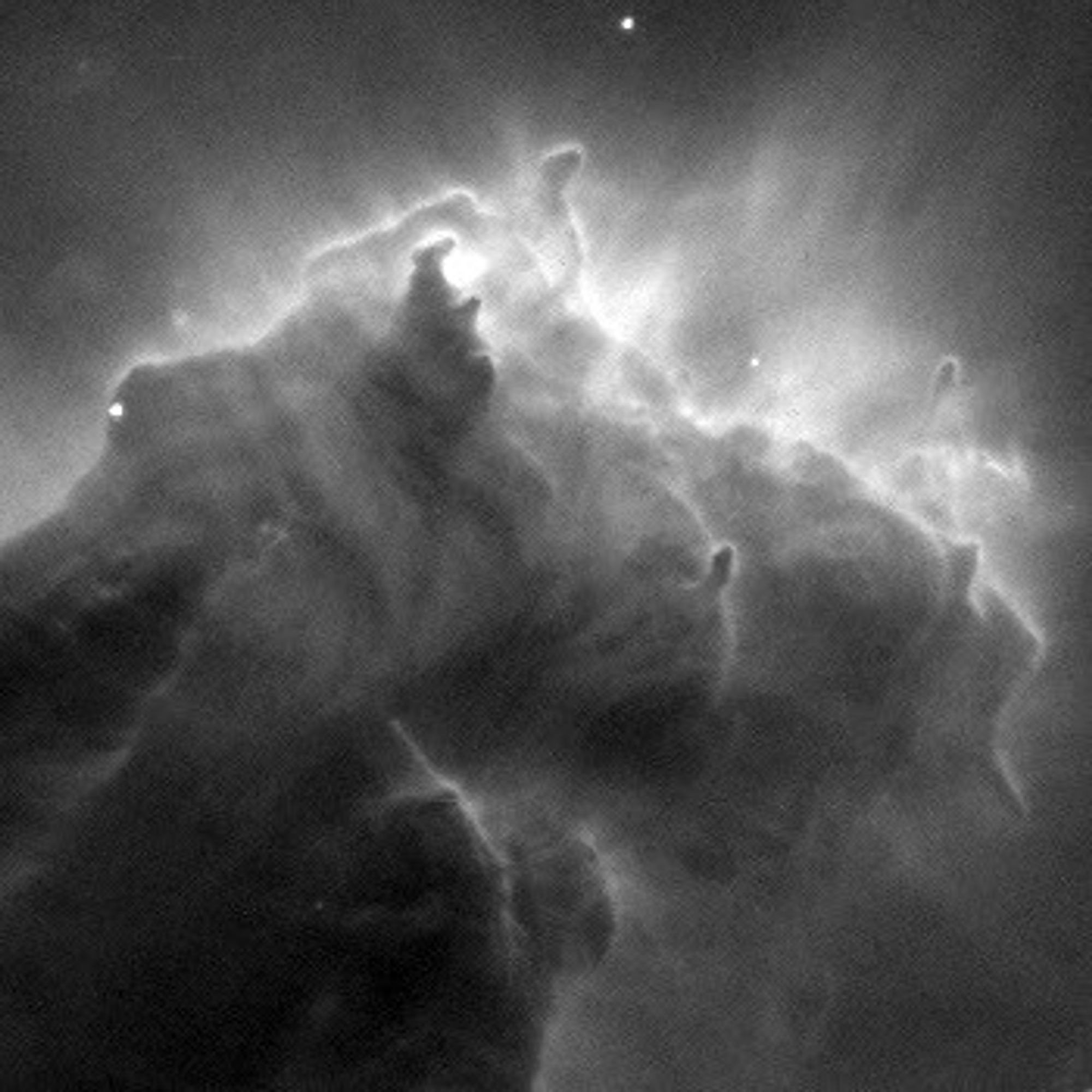 Stellar "Eggs" Emerge from Molecular Cloud: Closeup of Evaporating Globules in M16