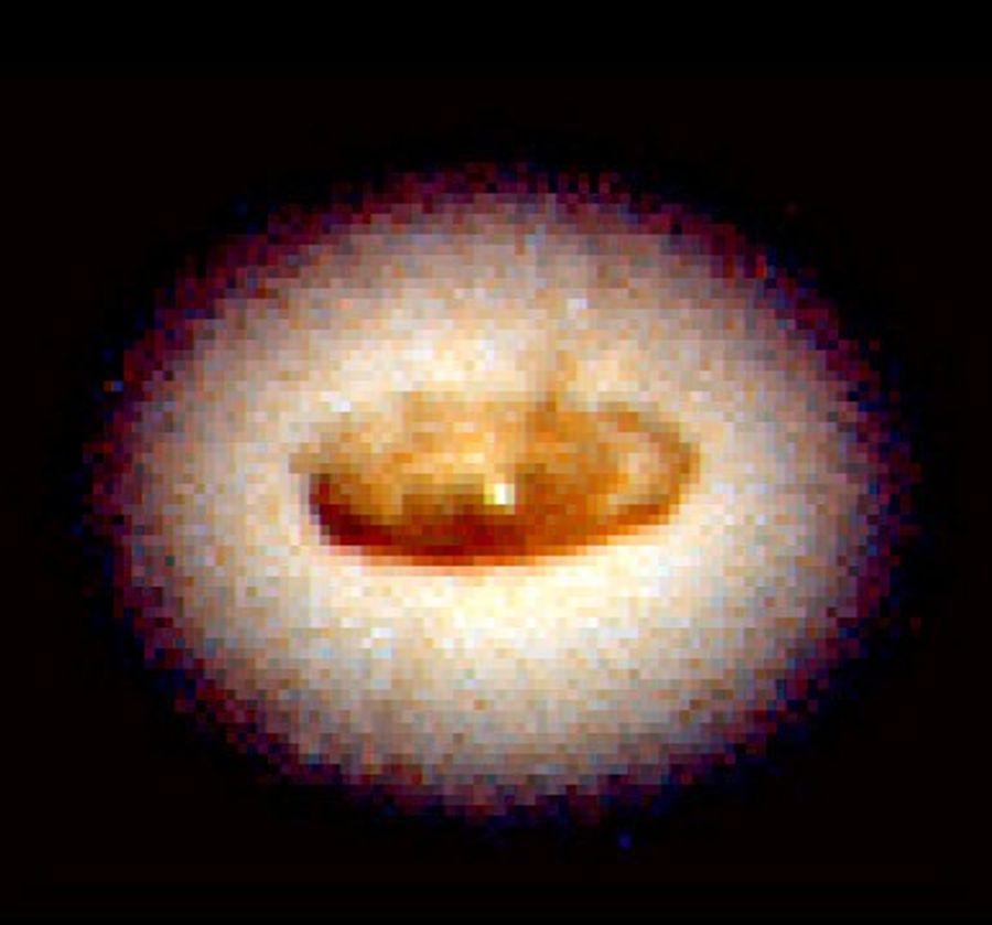 Dust Disk Around a Black Hole in Galaxy NGC 4261