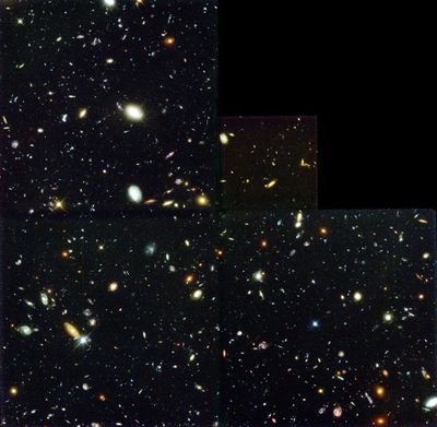 Hubble Deep Field Image at Full Resolution