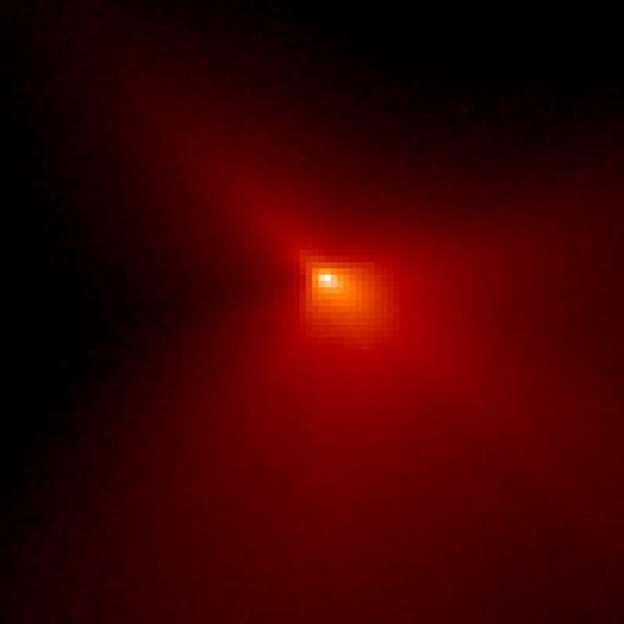 Close-Up of Nucleus of Comet Hyakutake