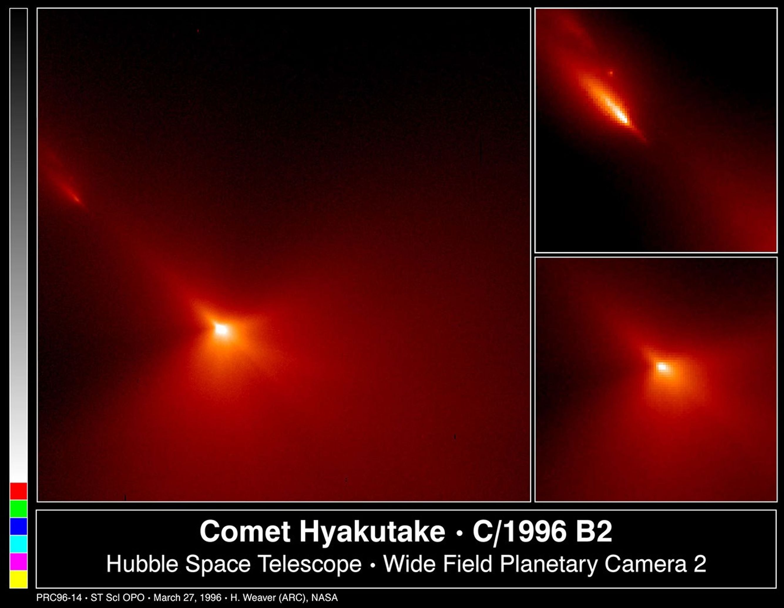Inner Region Near Heart of Comet Hyakutake