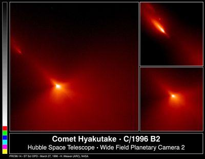 Inner Region Near Heart of Comet Hyakutake