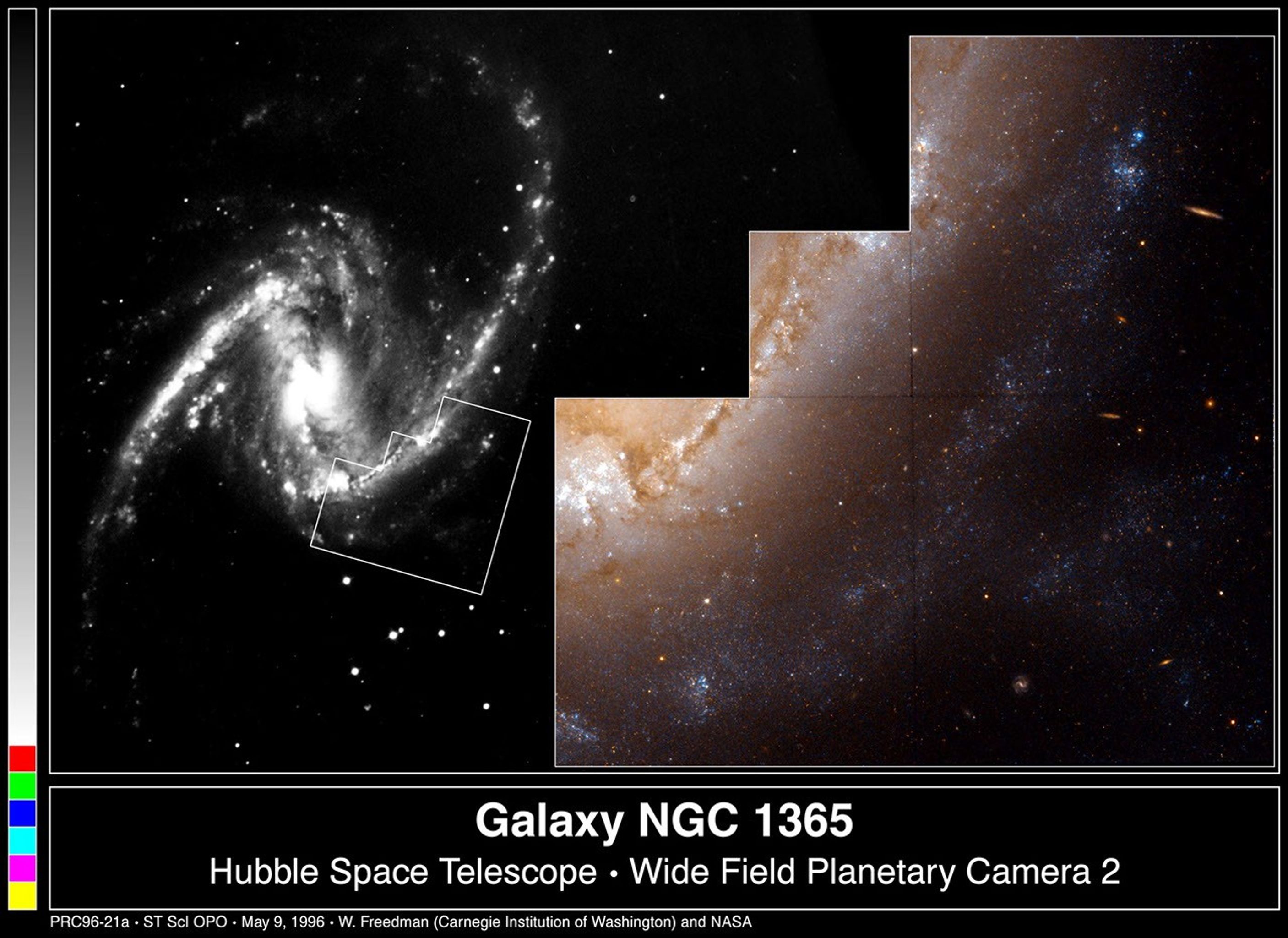 Images of a Galaxy in the Fornax Cluster of Galaxies