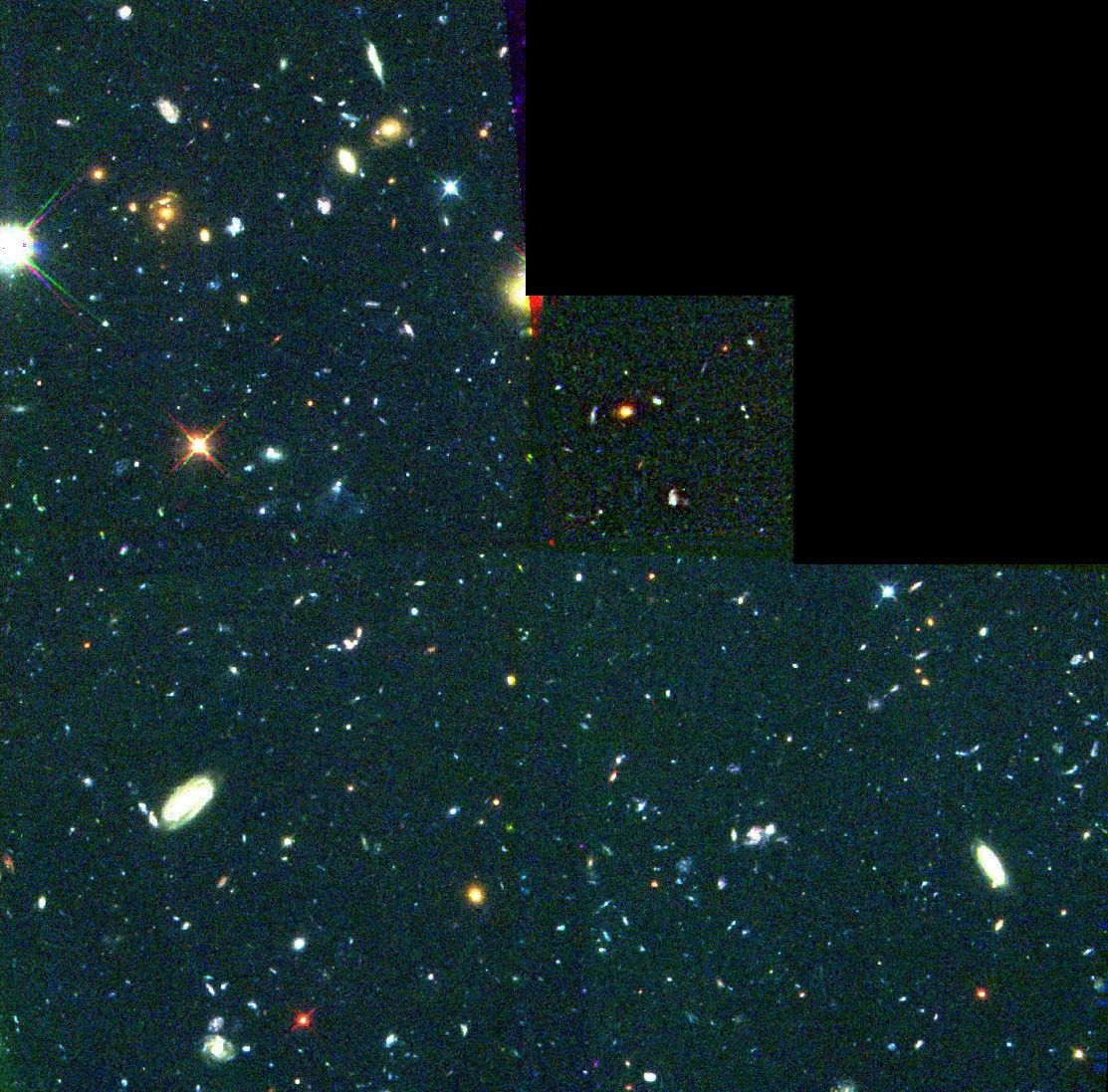 View of Distant, Faint Galaxies Reveals Young Galaxy Building Blocks