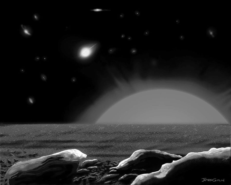 Intergalactic Vista from a Lonely Star