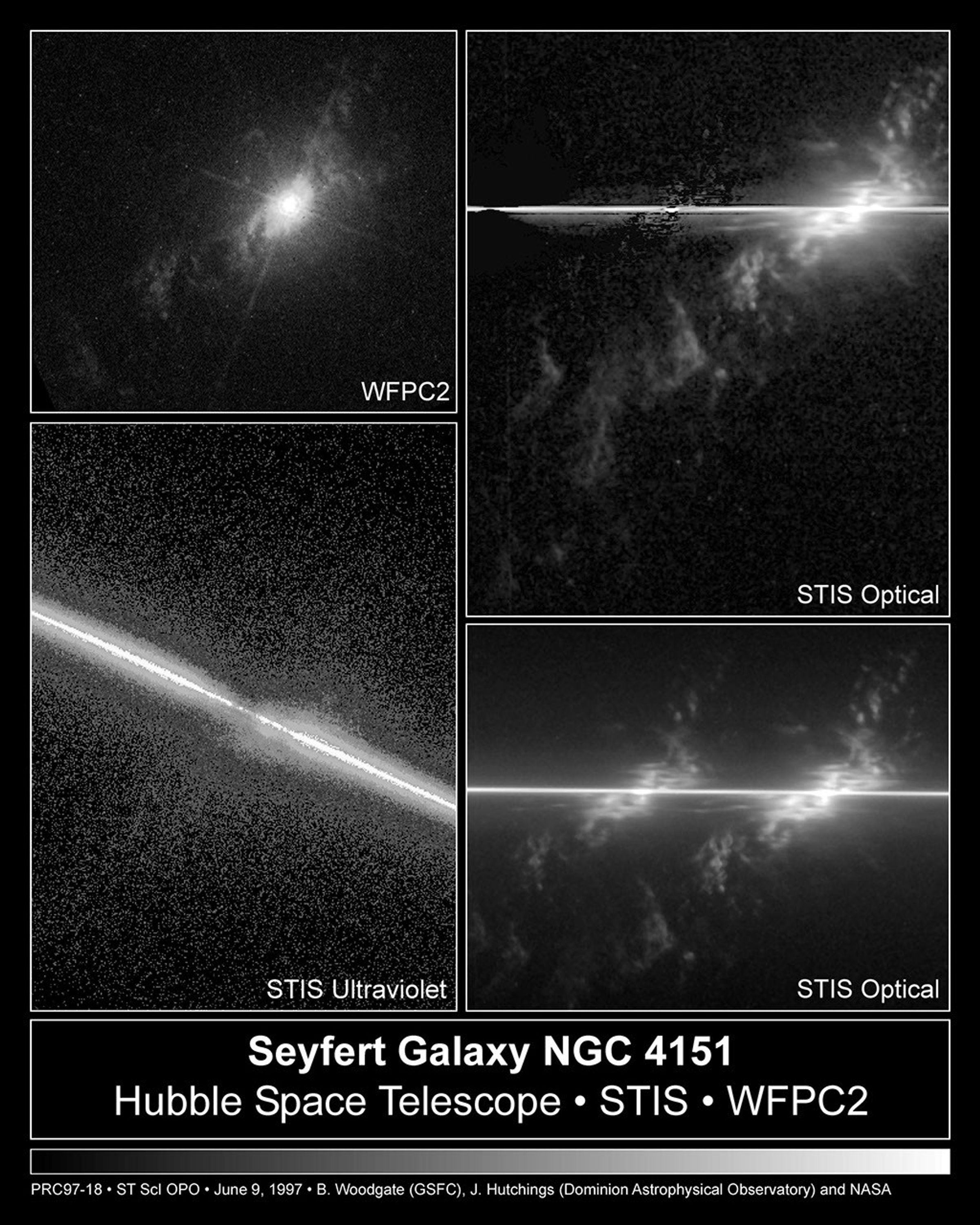 Fireworks Near a Black Hole in the Core of Seyfert Galaxy NGC 4151