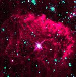 The Pistol Star: A Brilliant Star in Milky Way's Core