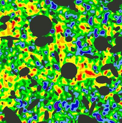 Hubble Deep Field: False Color Image