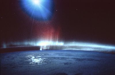 Shuttle Photos Of Earth’s Auroras