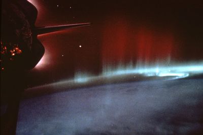 Shuttle Photos Of Earth’s Auroras