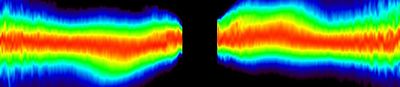 Inner Region of Dust Disk Around Star Beta Pictoris (False Color Image)