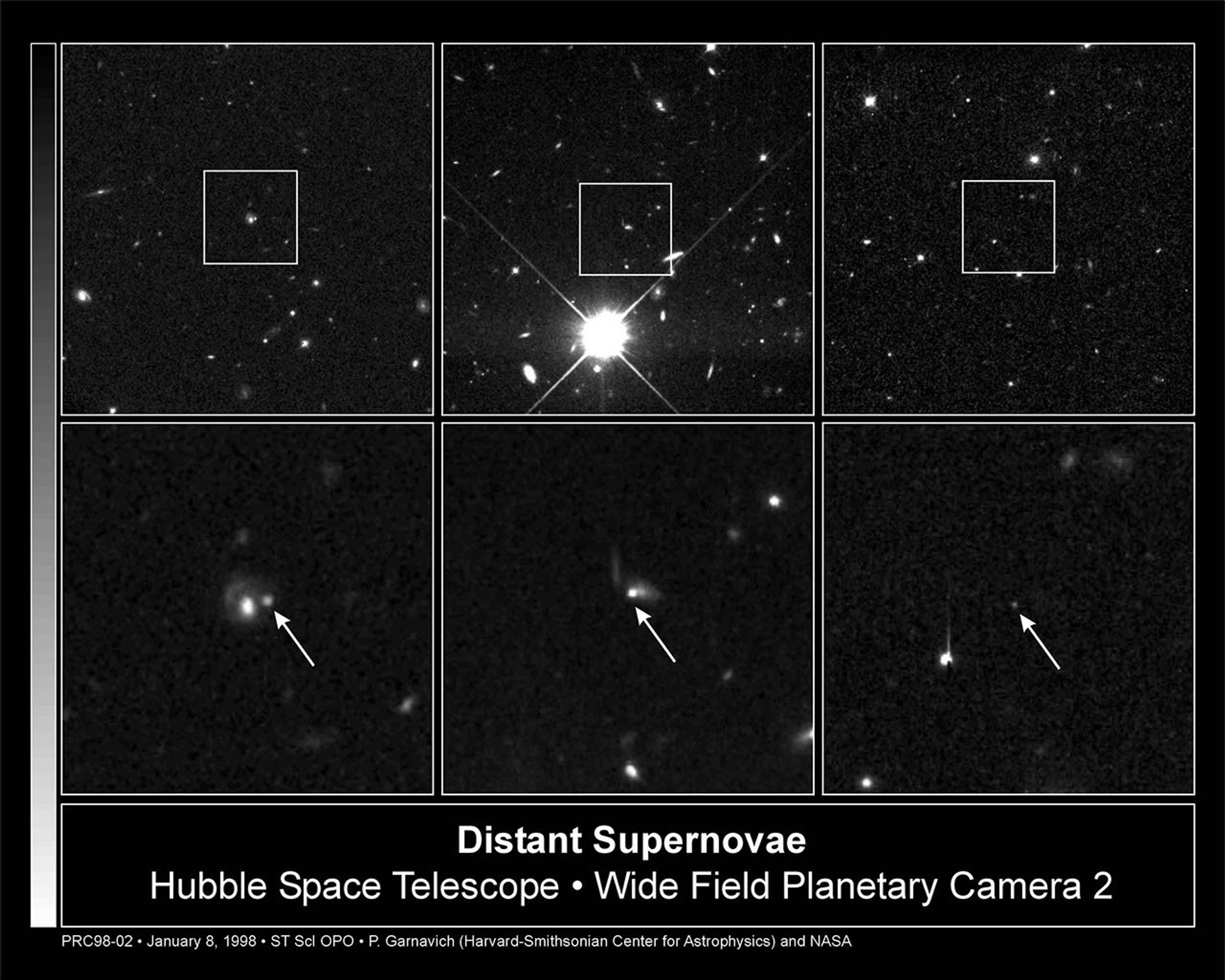 Hubble Pinpoints Distant Supernovae