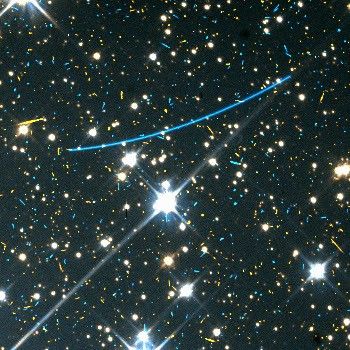 Asteroid in Hubble Data
