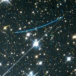 Asteroid in Hubble Data