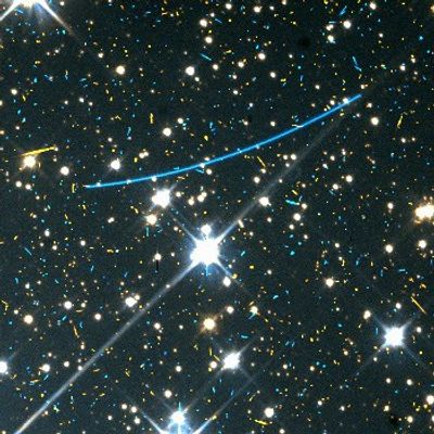 Asteroid in Hubble Data