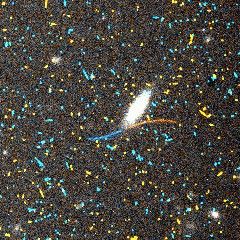 Asteroid in Hubble Data