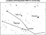 Location of TMR-1C on the Sky