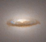 Dust Disk Around a Black Hole in Galaxy NGC 7052