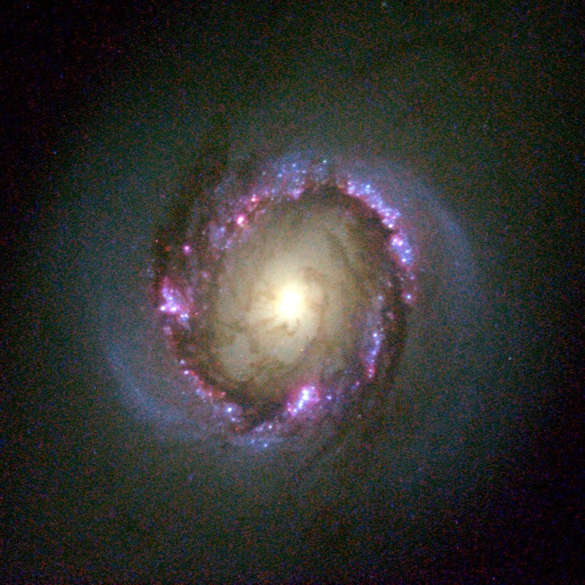 Close-Up View of Galaxy NGC 4314