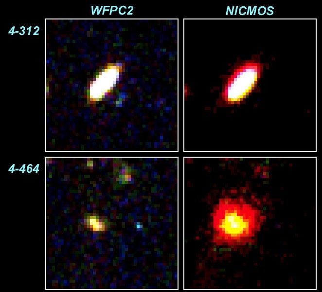 Hubble WFPC2/NICMOS Image Comparison