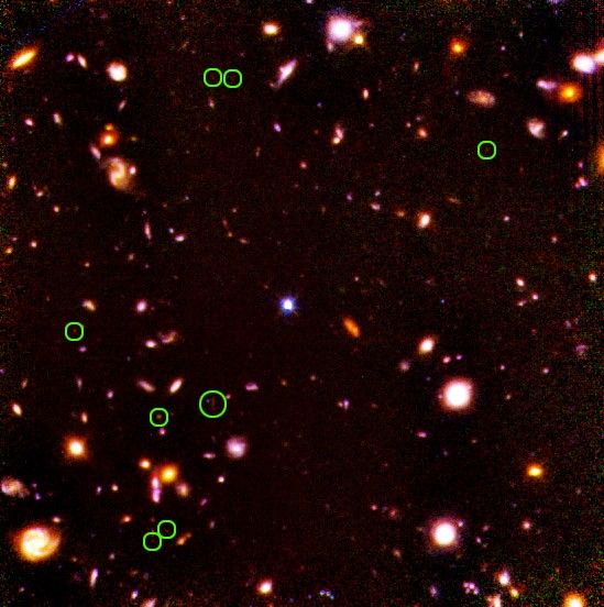 NICMOS Image of High-z Galaxy Candidates