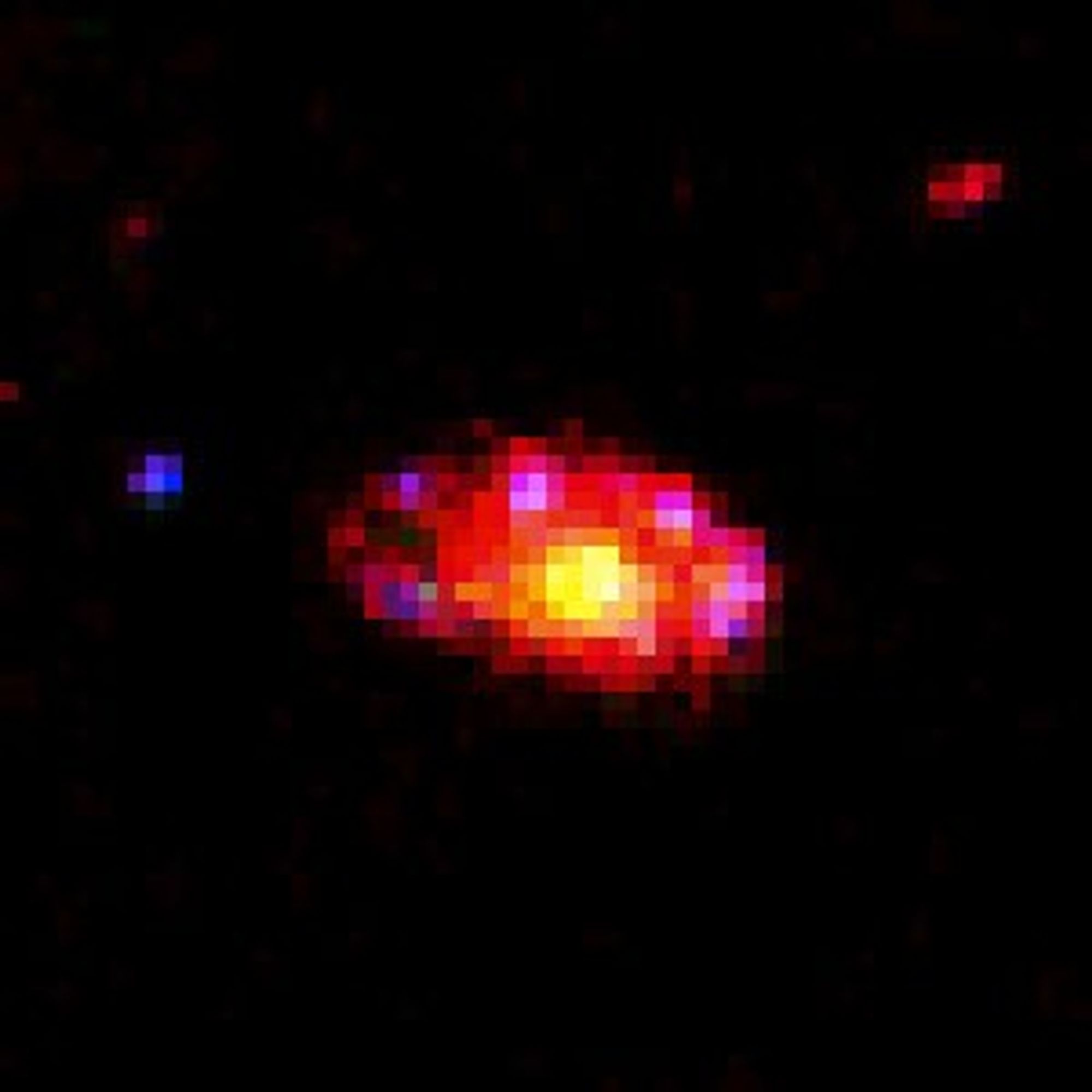 Hubble Deep Field Galaxy in Infrared Light