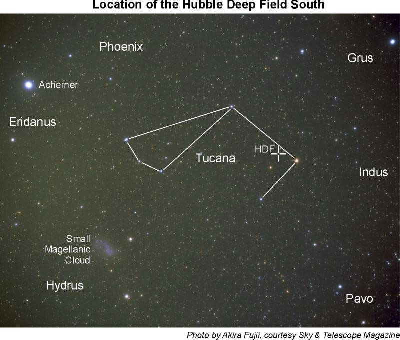 Constellation Region Around the HDF-S