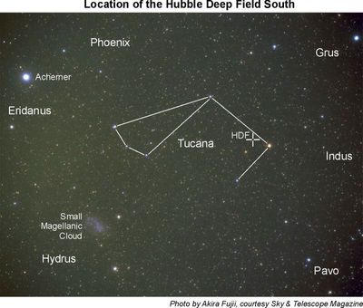 Constellation Region Around the HDF-S