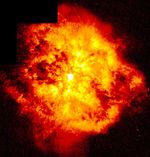 Nebula M1-67 around Star WR124
