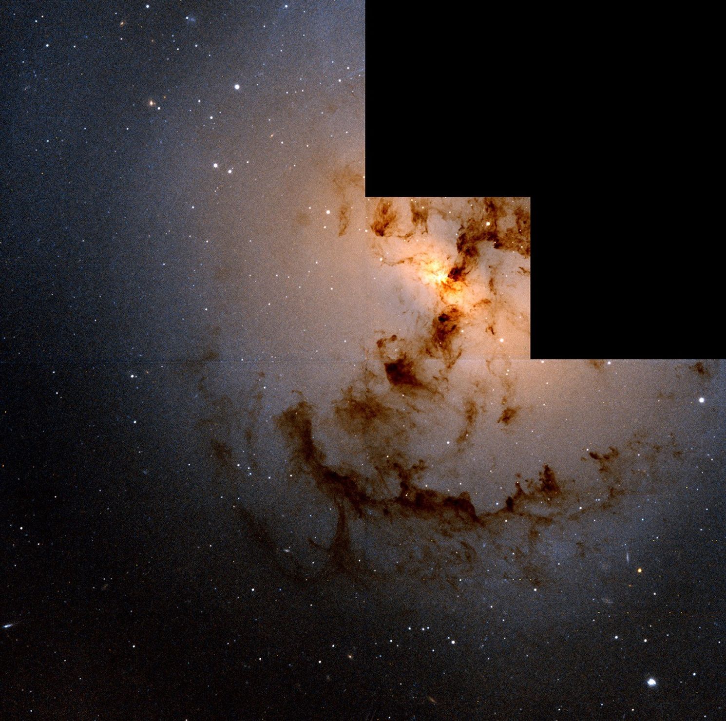 Elliptical Galaxy NGC 1316 Shows Aftermath of Cosmic Collision