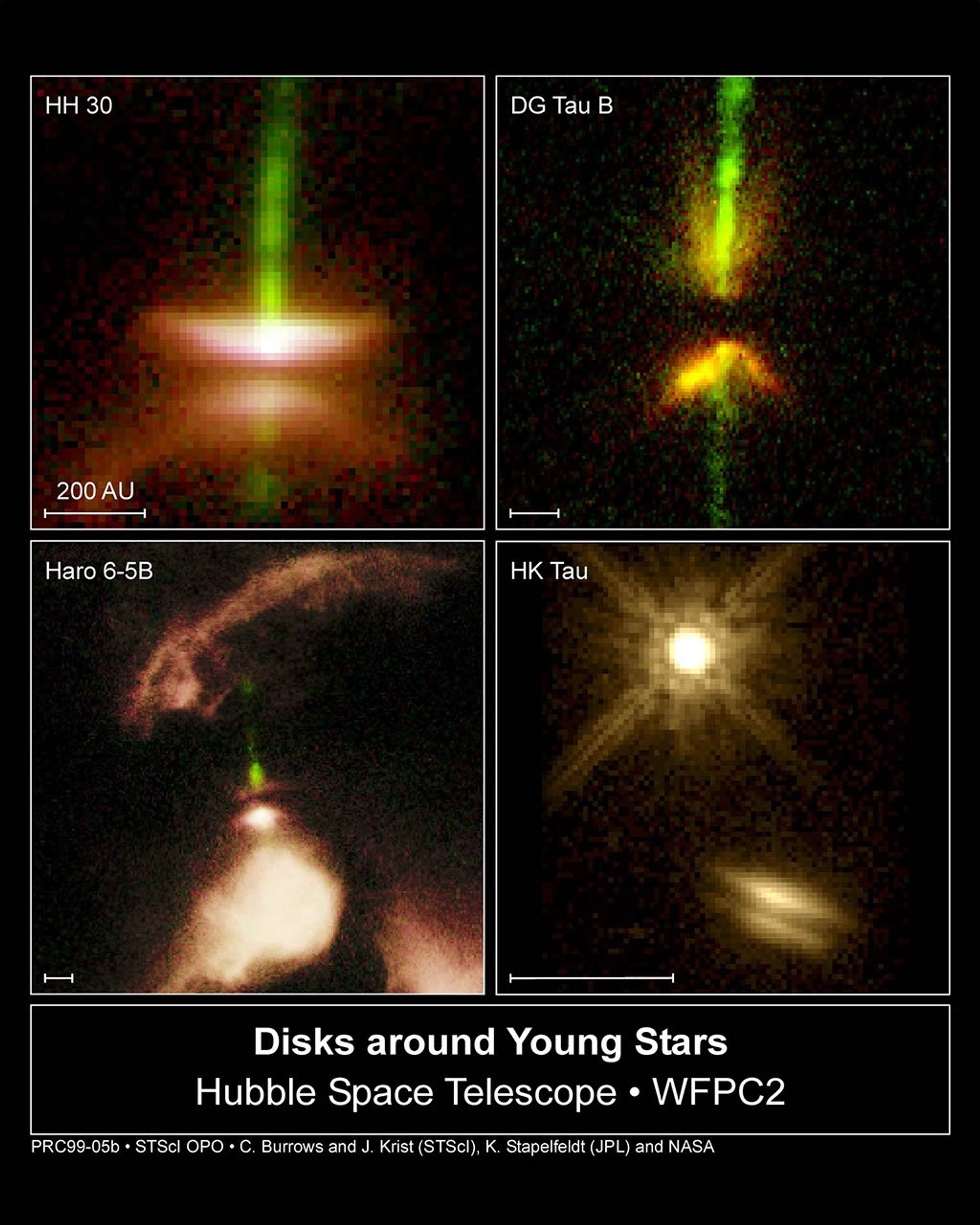 Young Stars Surrounded by Disks of Dust