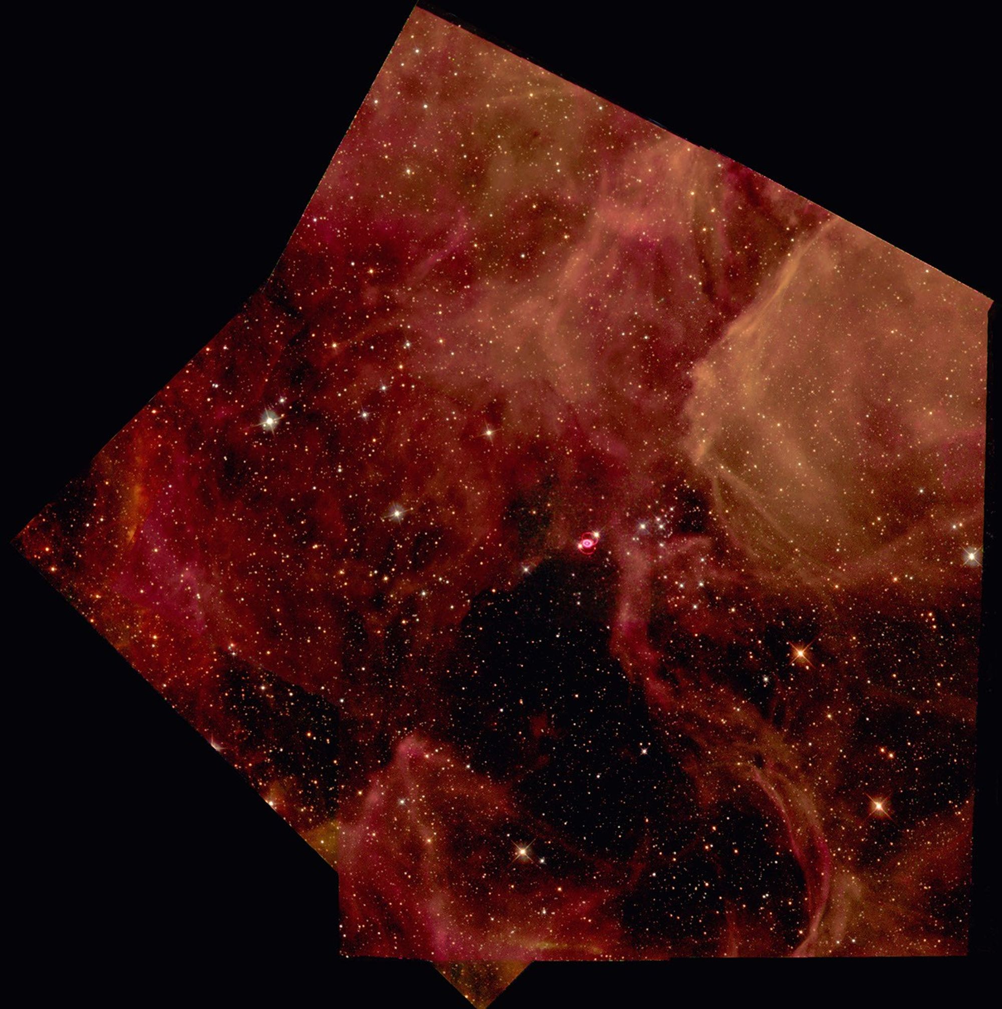 Mosaic of Supernova 1987A