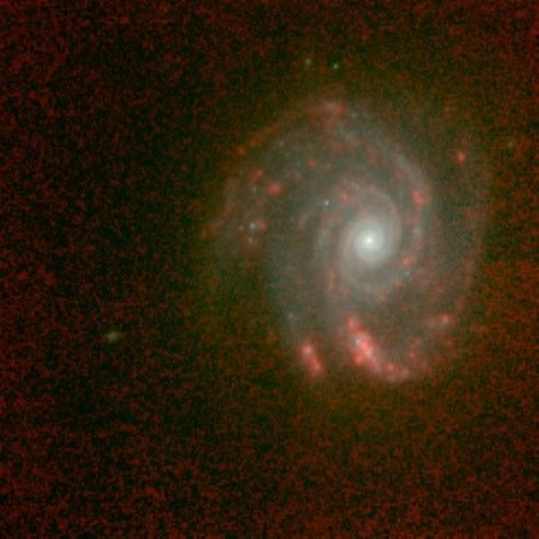 Spiral Galaxy NGC 5653 in Infrared