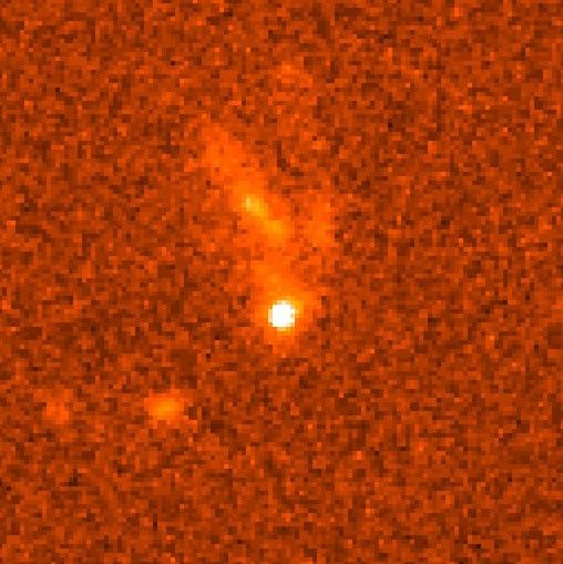 Fading Fireball From Gamma Ray Burst 990123 (Close-Up)