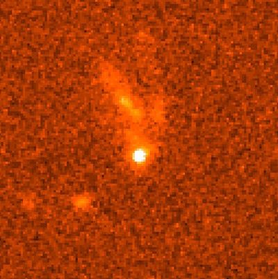 Fading Fireball From Gamma Ray Burst 990123 (Close-Up)