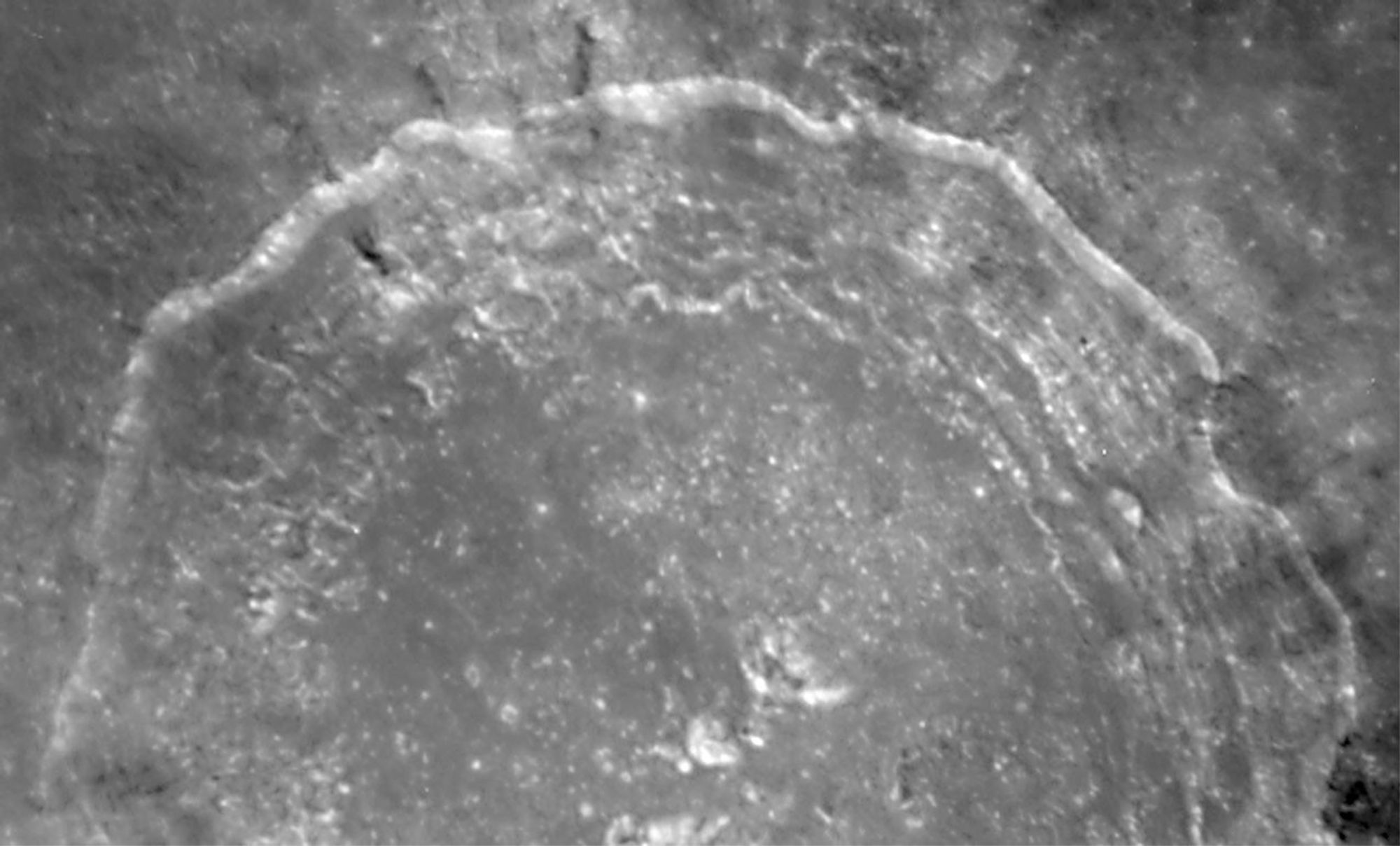 Close-Up of Crater Copernicus on Earth's Moon