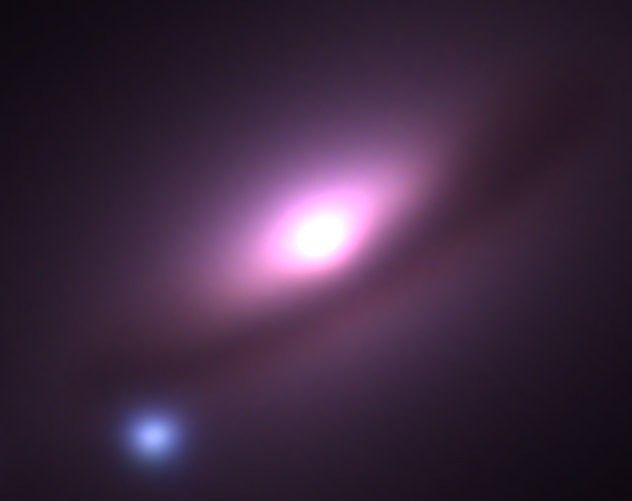 Ground-Based Image of Supernova 1994D in Galaxy NGC 4526