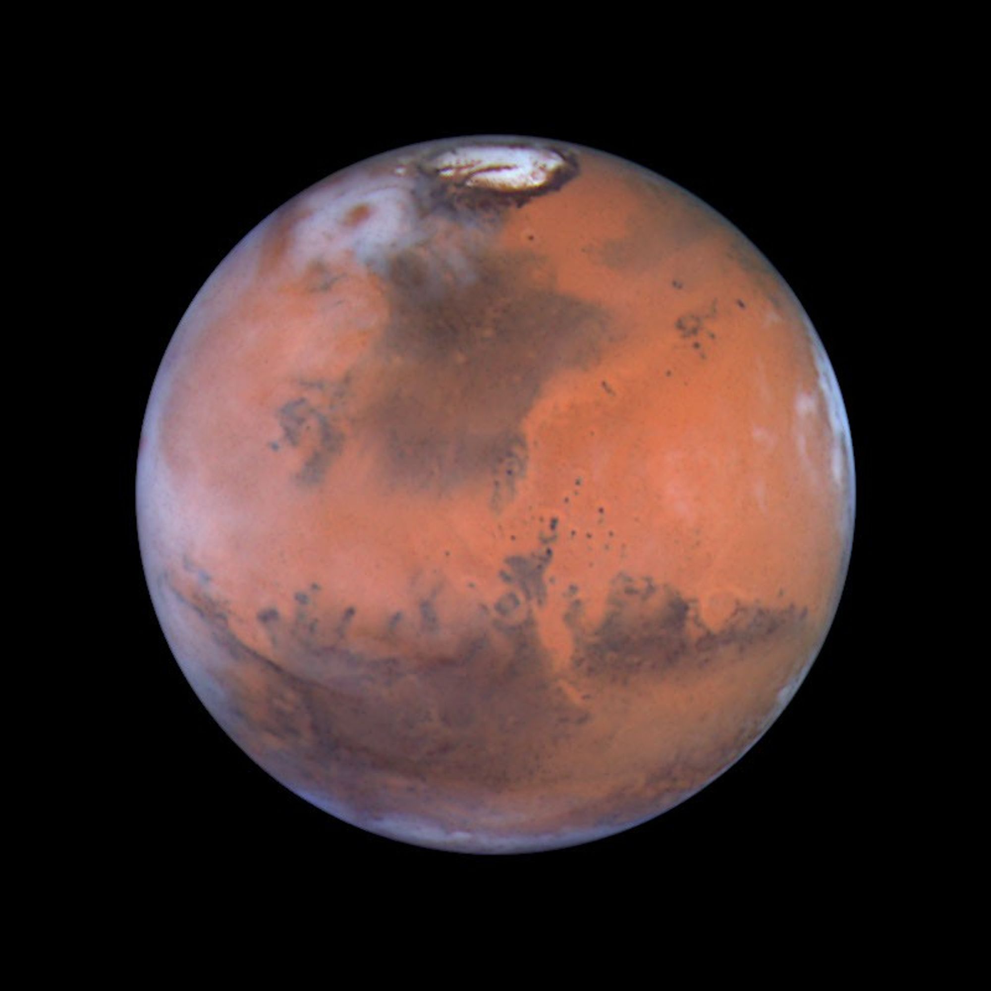 Mars Image Centered Near Location of Pathfinder Landing Site