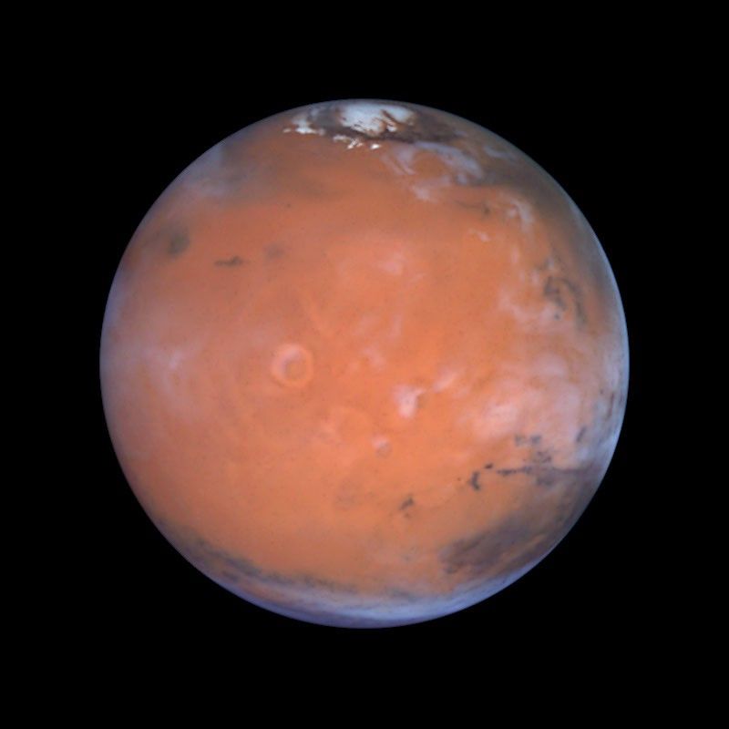 Mars' Tharsis Region, Home of the Solar System's Largest Volcanoes