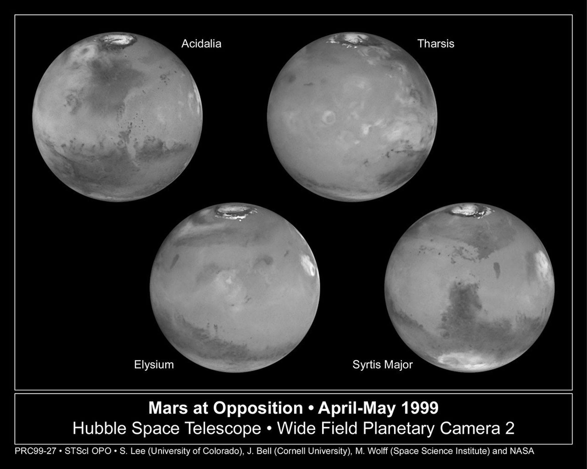 Mars at 54 Million Miles (87 Million Km) From Earth