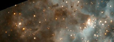 Star Cluster R136 in Nebula 30 Doradus