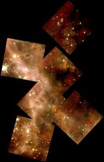 Star Cluster R136 in Nebula 30 Doradus