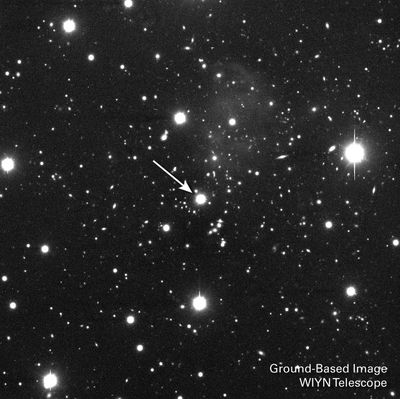 A Distant Quasar’s Brilliant Light