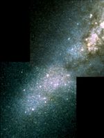 The Heart of the Galaxy M82 in Infrared Light